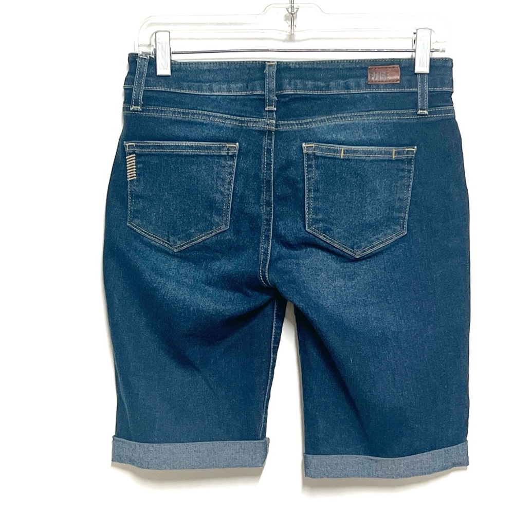 Paige Jax Denim Bermuda Jean Shorts in Amara Women’s Sz 26 - Picture 6 of 7